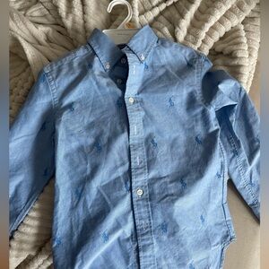 Ralph Lauren size small (8) chambray button down for boys